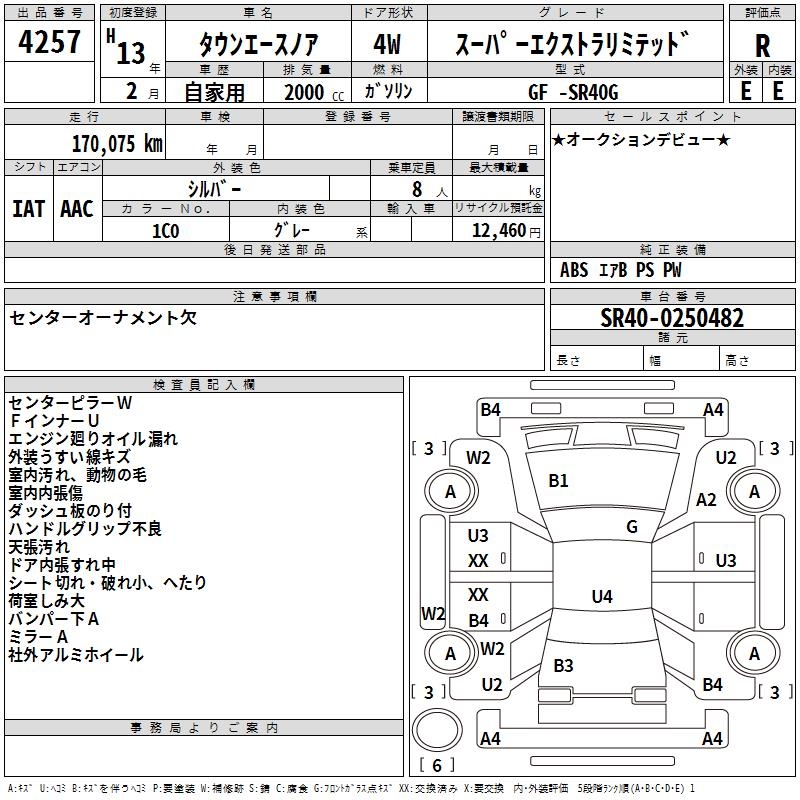TOYOTA TOWN ACE NOAH