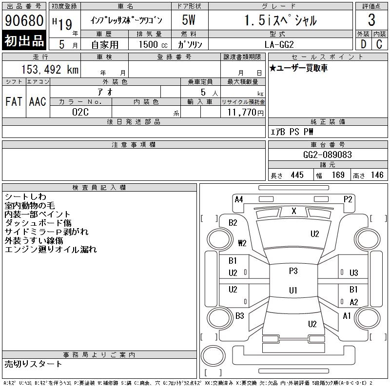 SUBARU IMPREZA