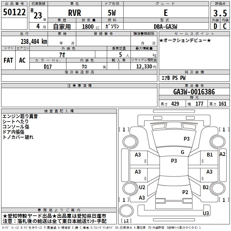 MITSUBISHI RVR