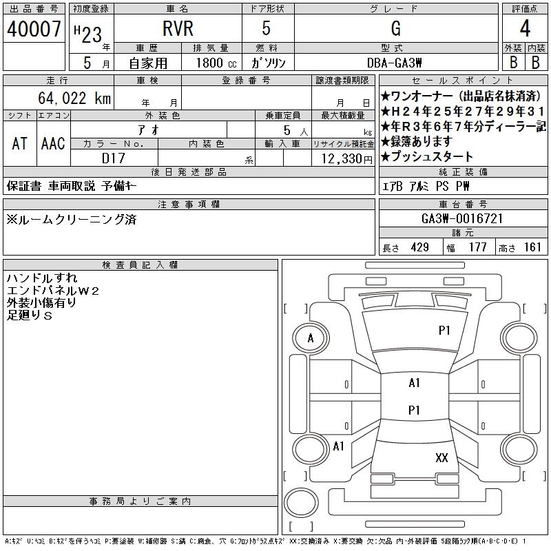 MITSUBISHI RVR