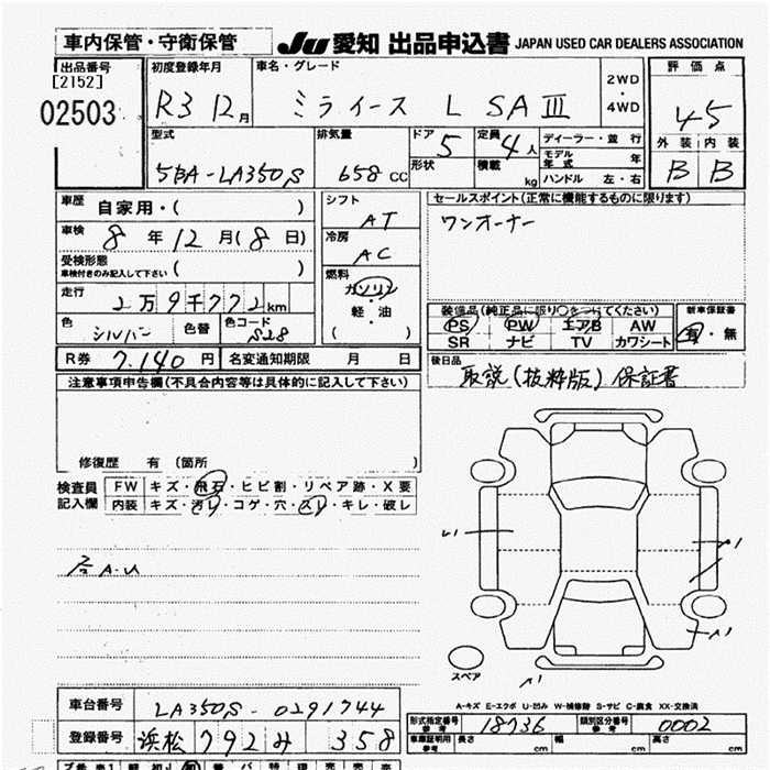 DAIHATSU MIRA E:S
