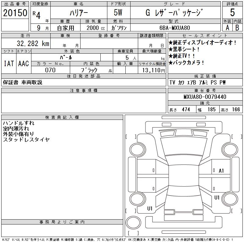 TOYOTA HARRIER
