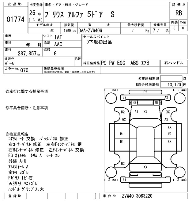TOYOTA PRIUS ALPHA