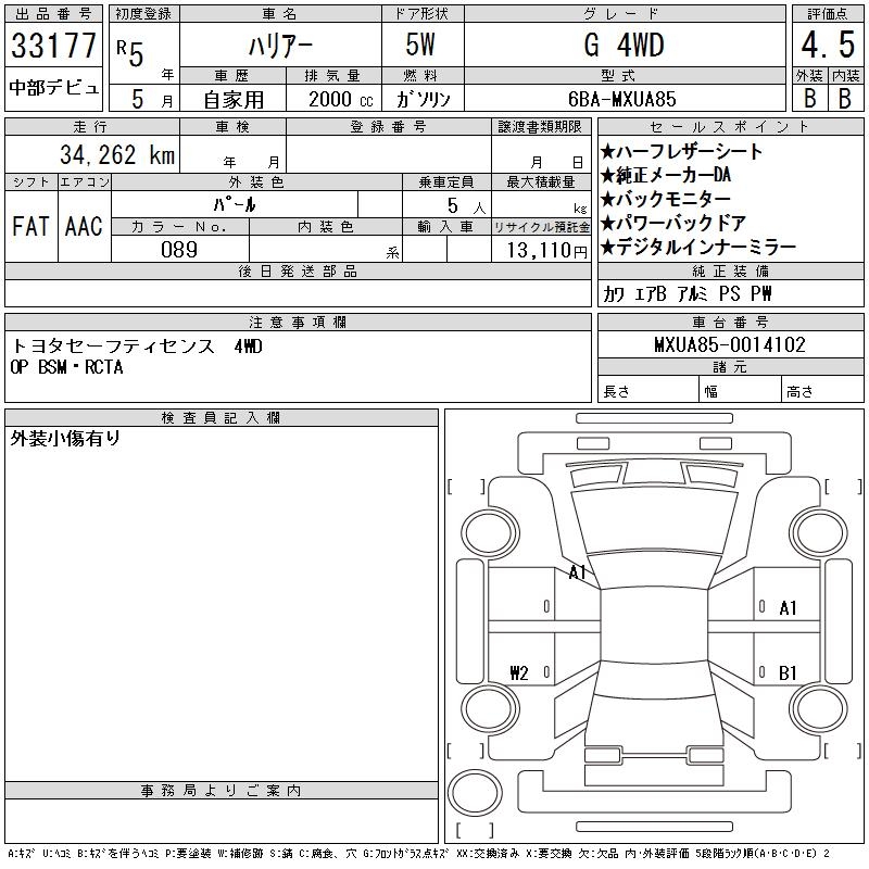 TOYOTA HARRIER