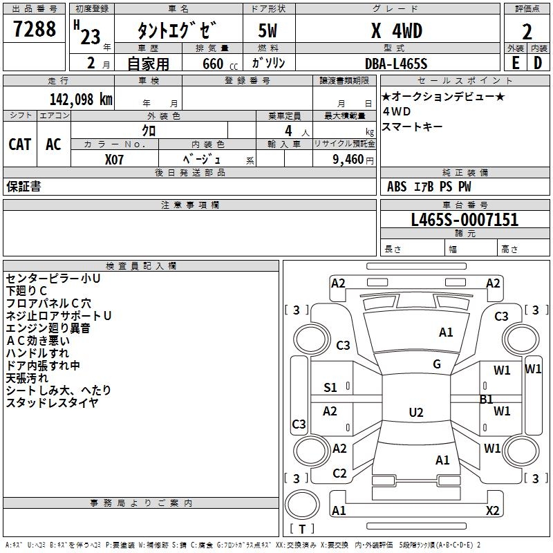 DAIHATSU TANTO EXE