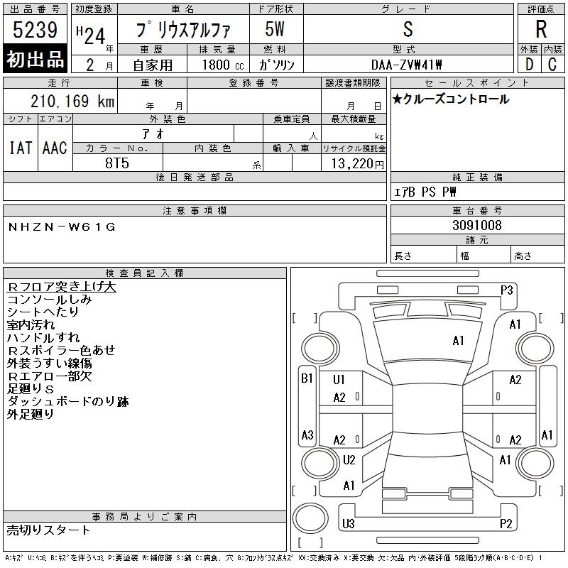 TOYOTA PRIUS ALPHA