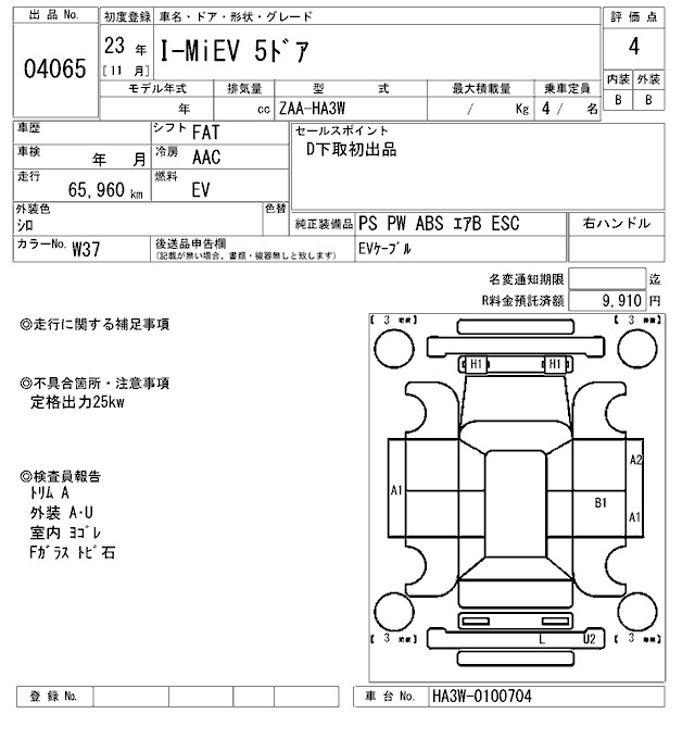 MITSUBISHI I-MIEV