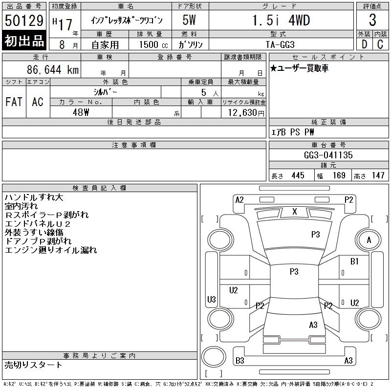 SUBARU IMPREZA