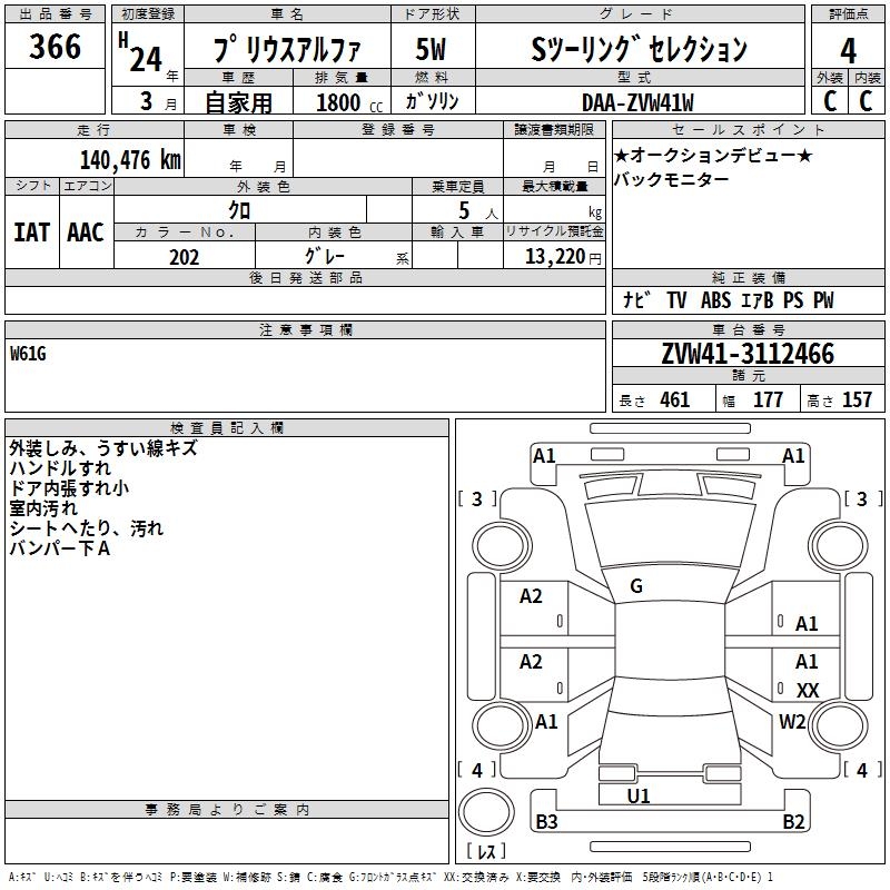 TOYOTA PRIUS ALPHA