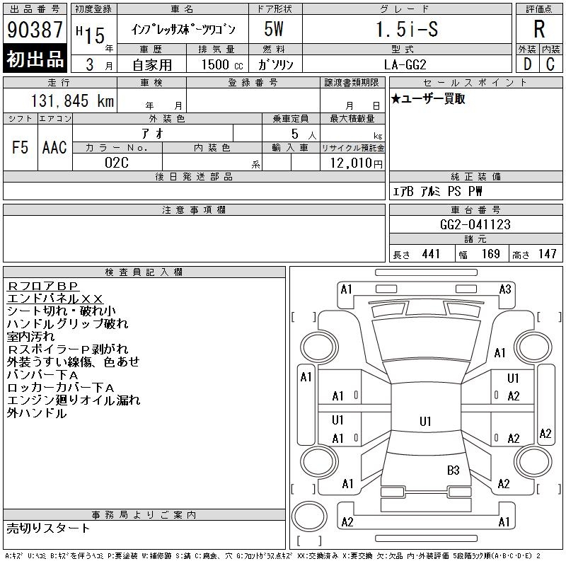 SUBARU IMPREZA