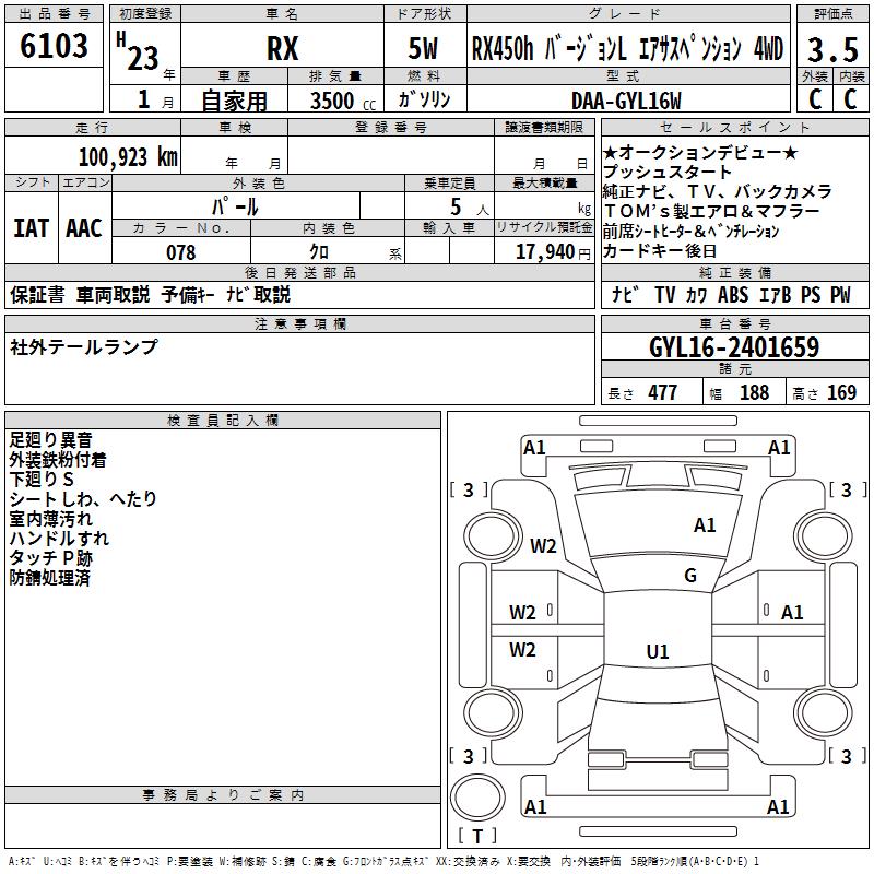 LEXUS RX450H
