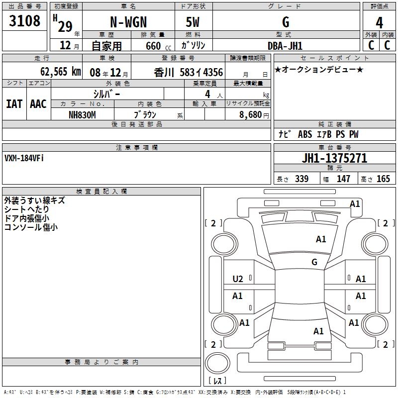 HONDA N-WGN