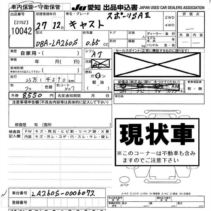 DAIHATSU CAST