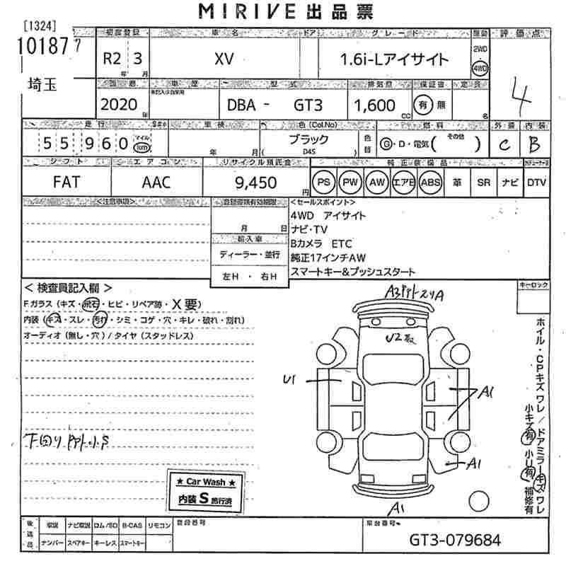 SUBARU XV