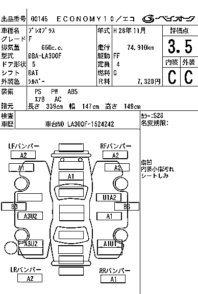 SUBARU PLEO PLUS