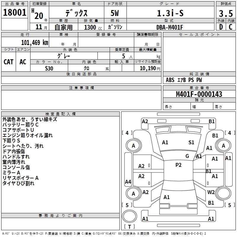 SUBARU DEX
