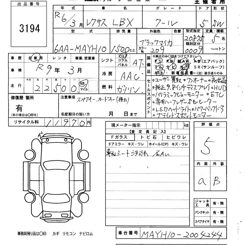LEXUS LBX