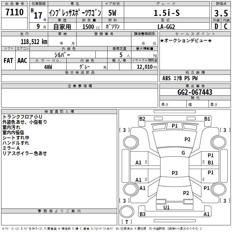 SUBARU IMPREZA