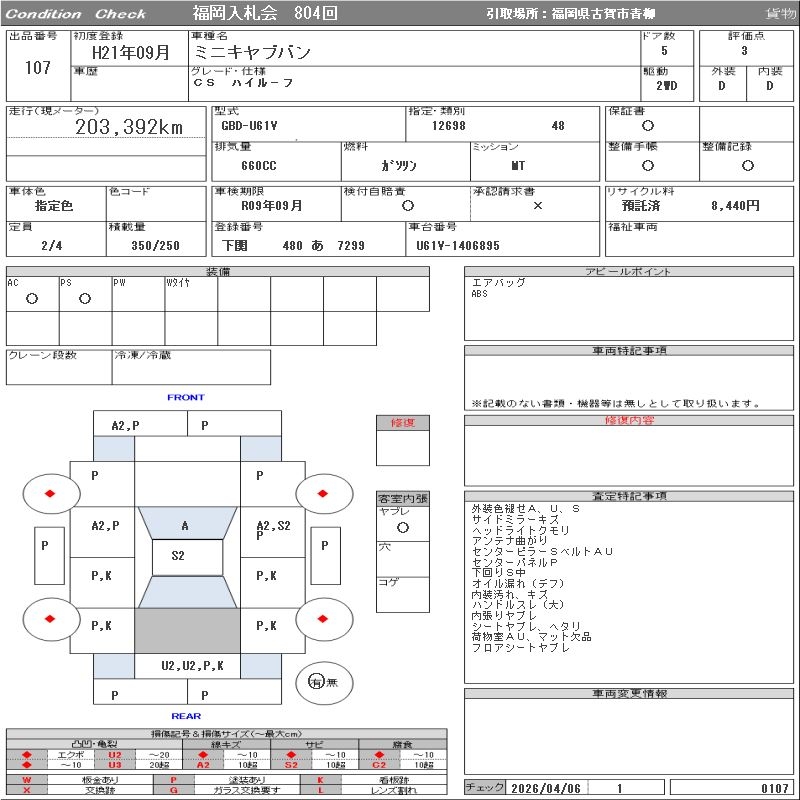 MITSUBISHI MINICAB