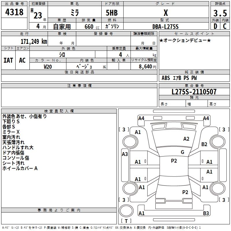 DAIHATSU MIRA