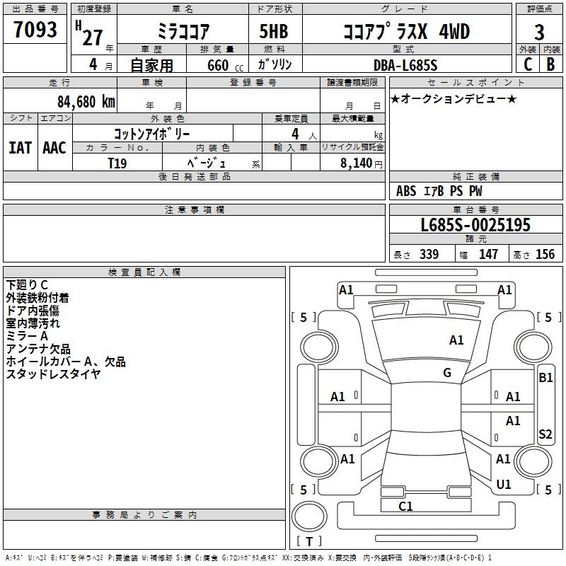 DAIHATSU MIRA COCOA