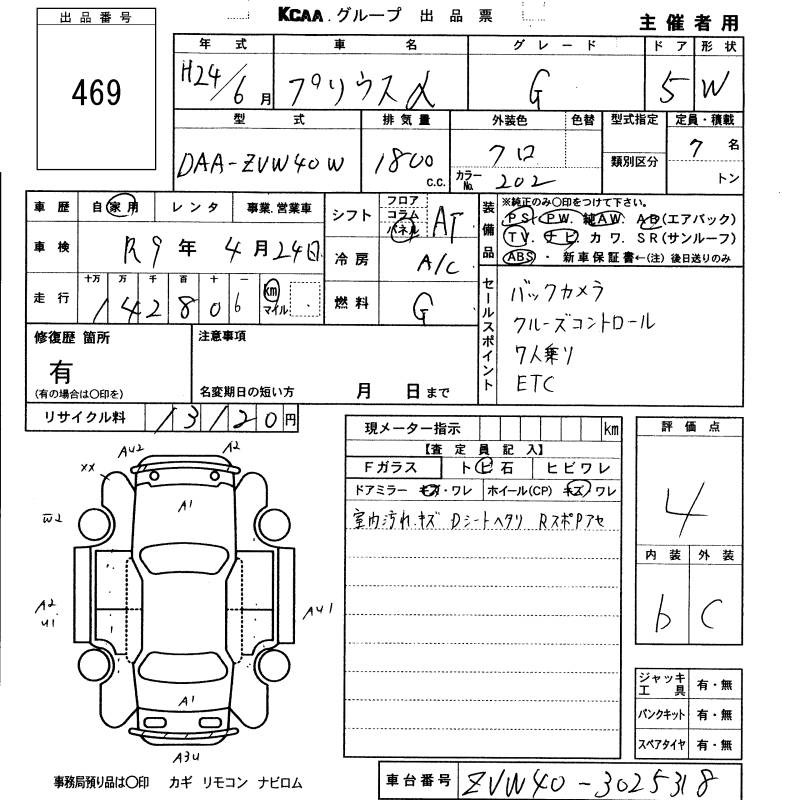 TOYOTA PRIUS ALPHA
