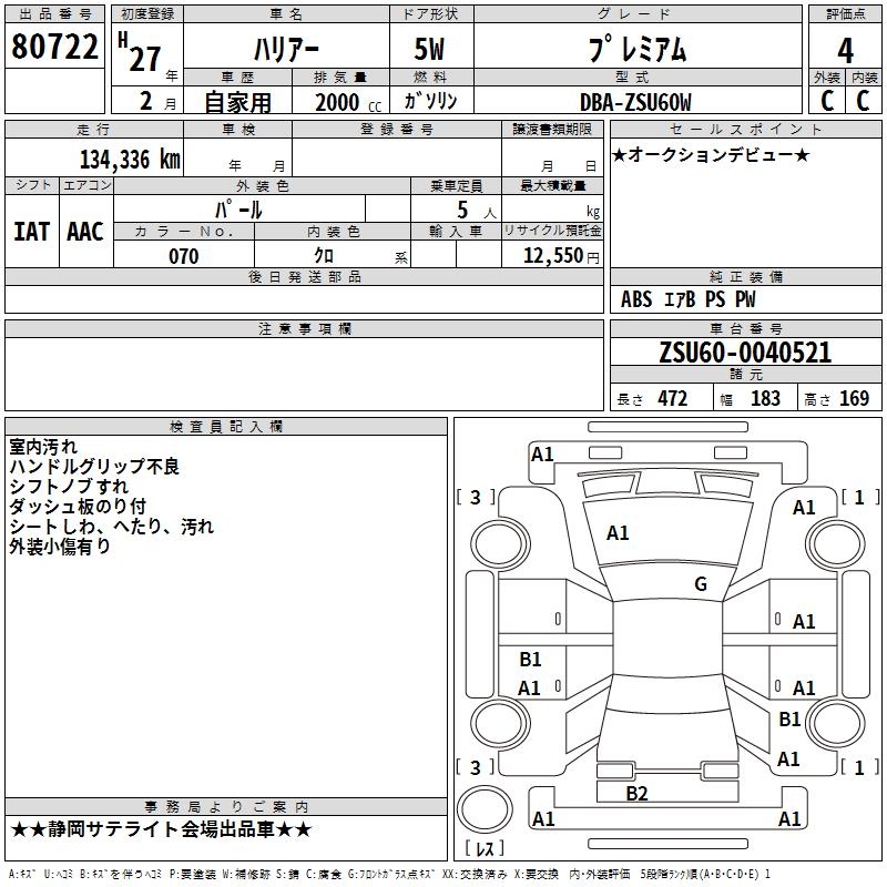 TOYOTA HARRIER