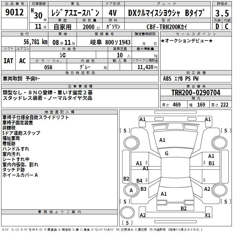 TOYOTA REGIUS ACE