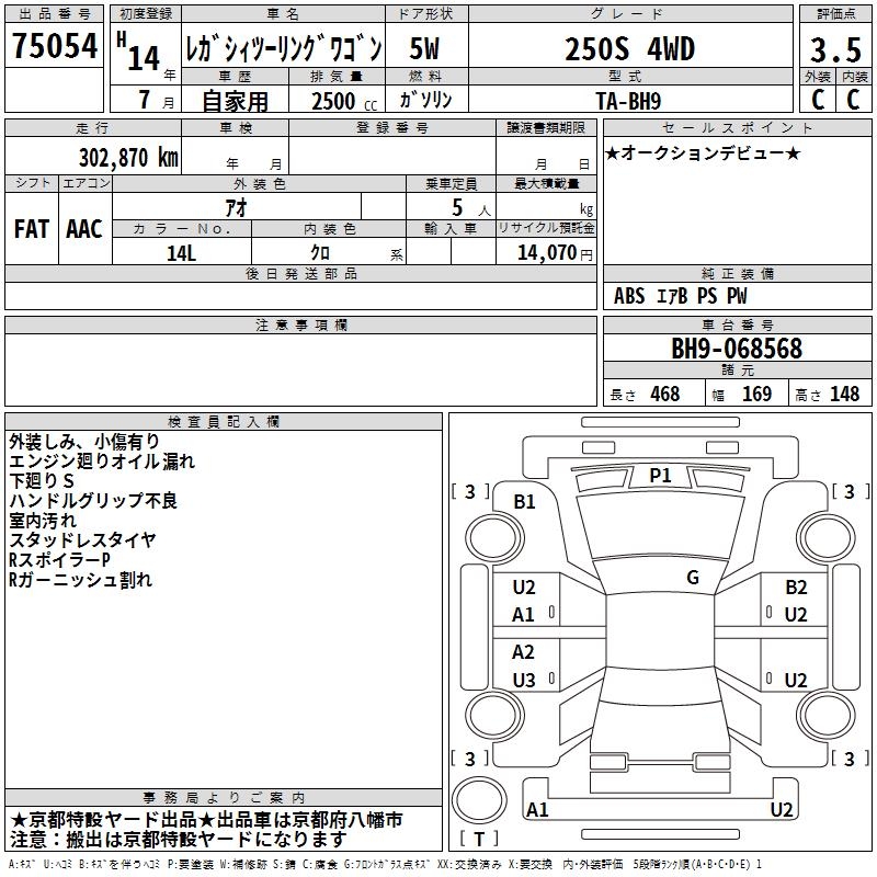 SUBARU LEGACY