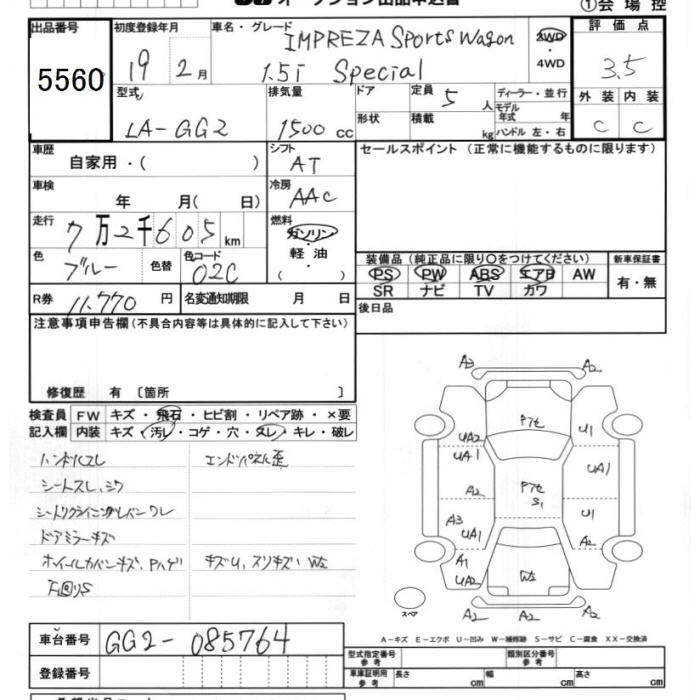 SUBARU IMPREZA