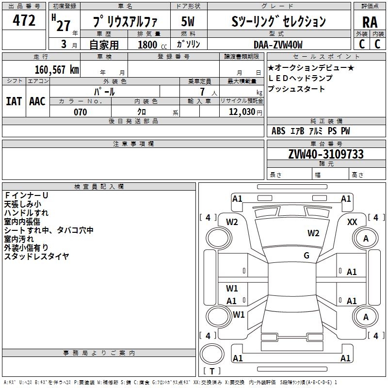TOYOTA PRIUS ALPHA