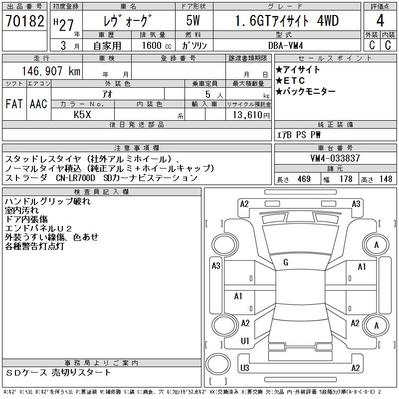 SUBARU LEVORG