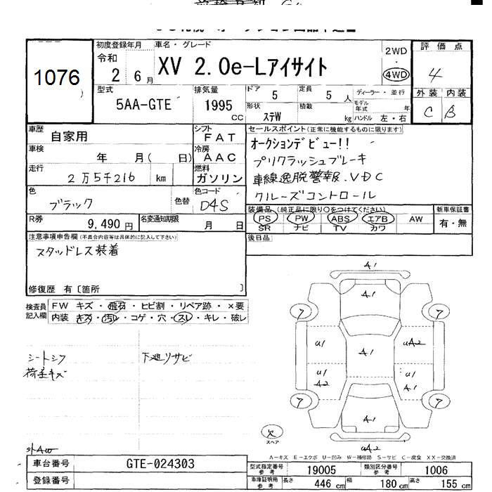 SUBARU XV