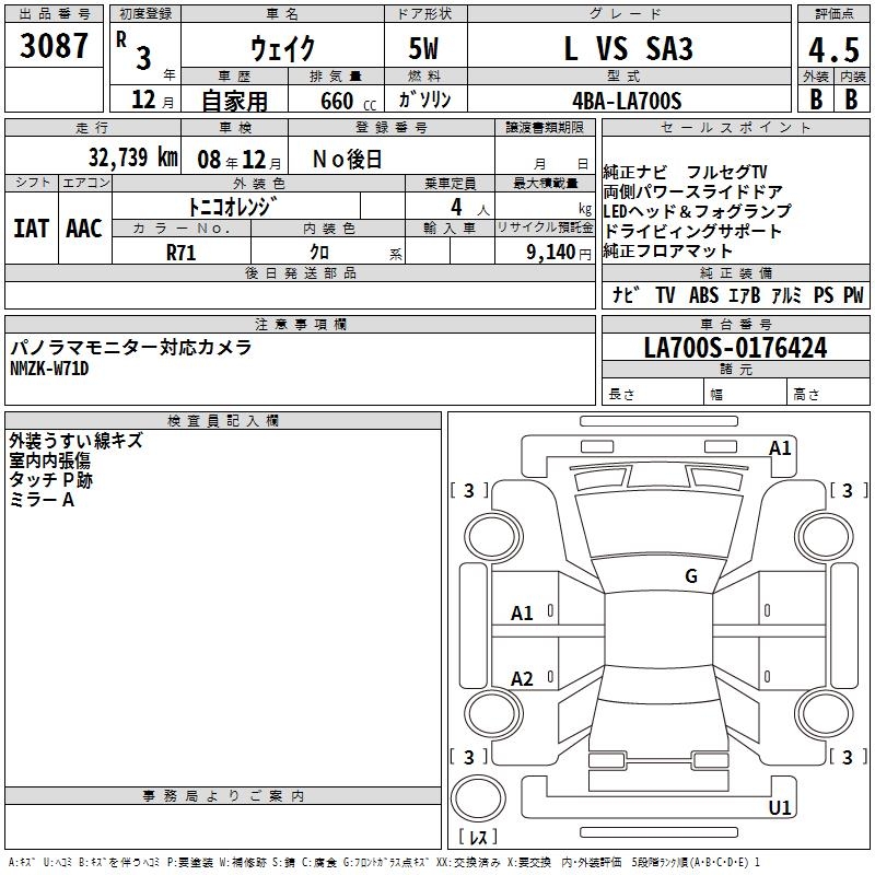 DAIHATSU WAKE
