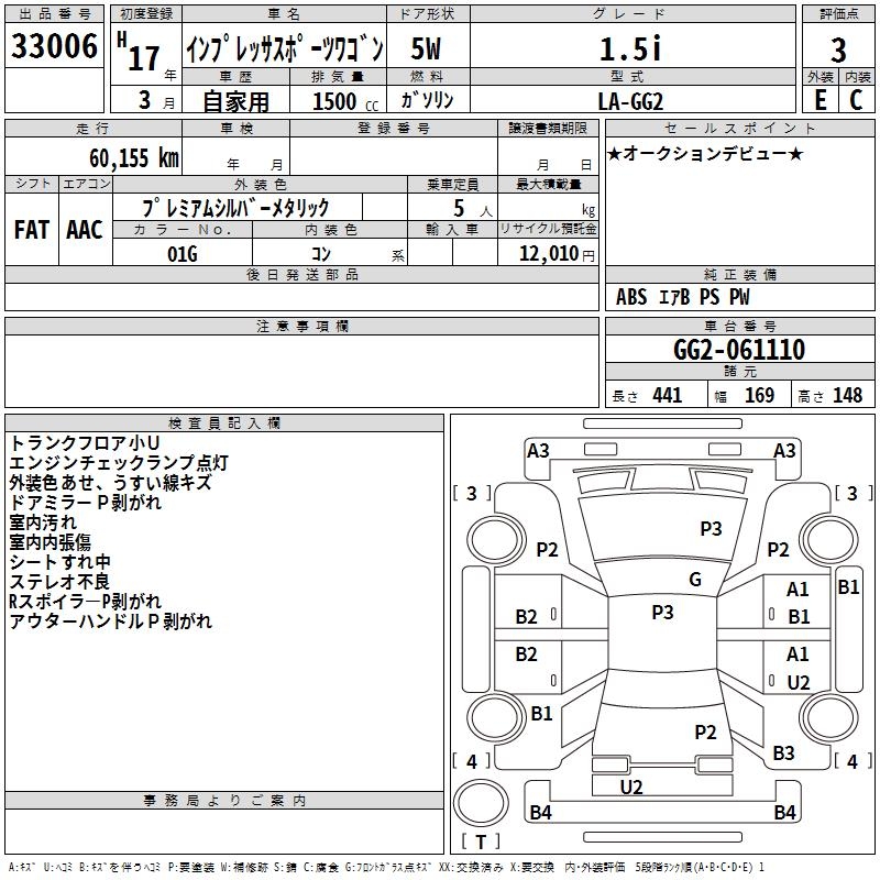 SUBARU IMPREZA