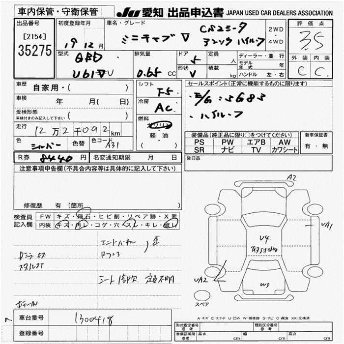 MITSUBISHI MINICAB
