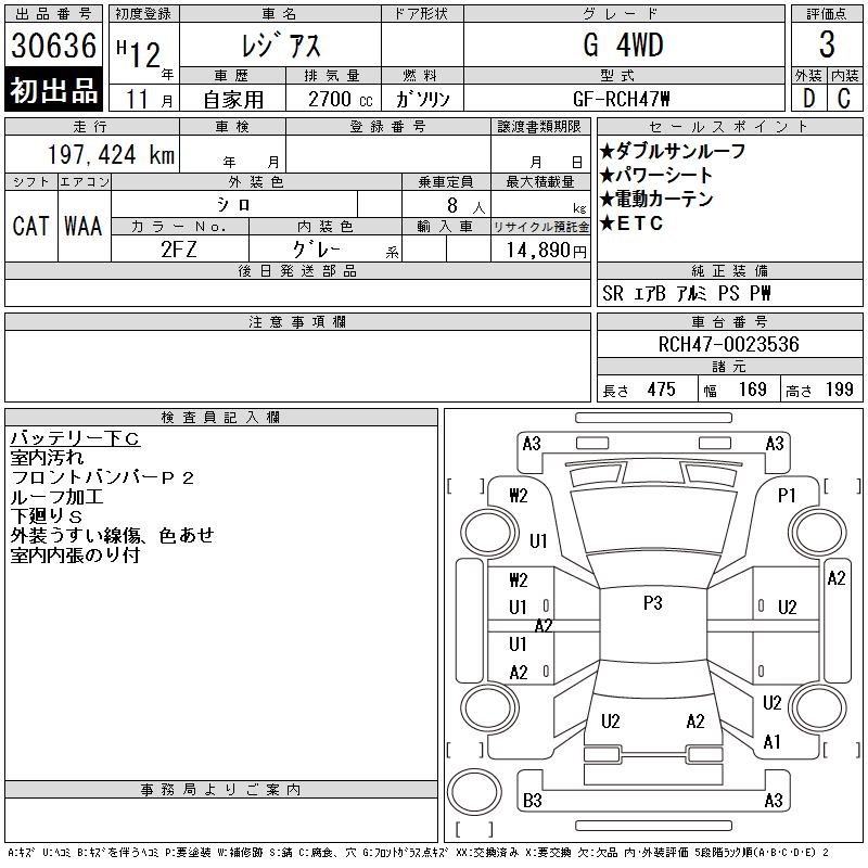 TOYOTA REGIUS