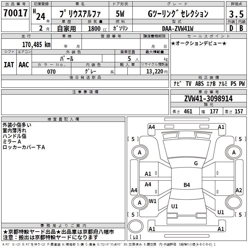 TOYOTA PRIUS ALPHA