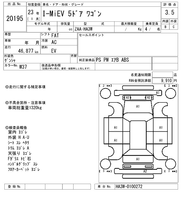 MITSUBISHI I-MIEV