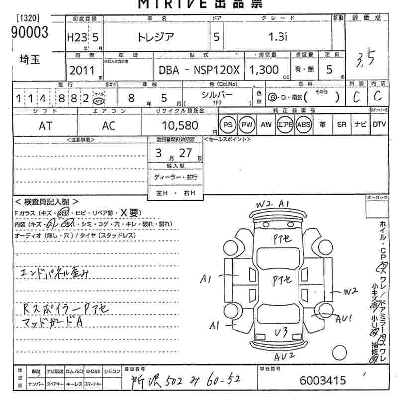 SUBARU TREZIA