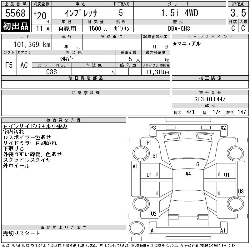 SUBARU IMPREZA