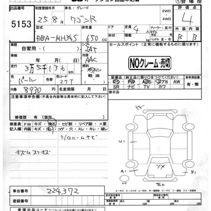 SUZUKI WAGON R