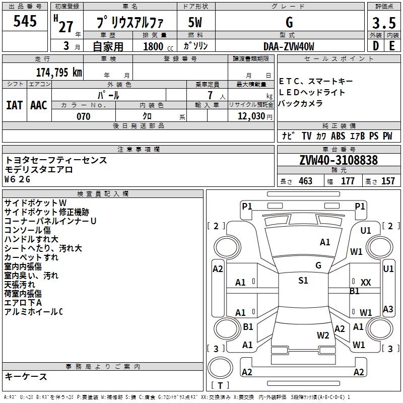 TOYOTA PRIUS ALPHA