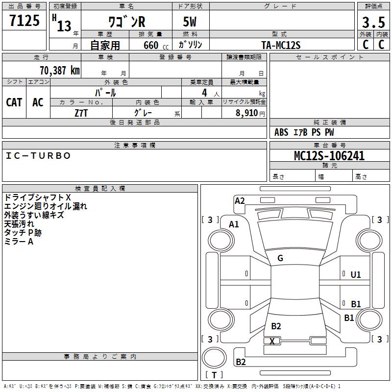 SUZUKI WAGON R