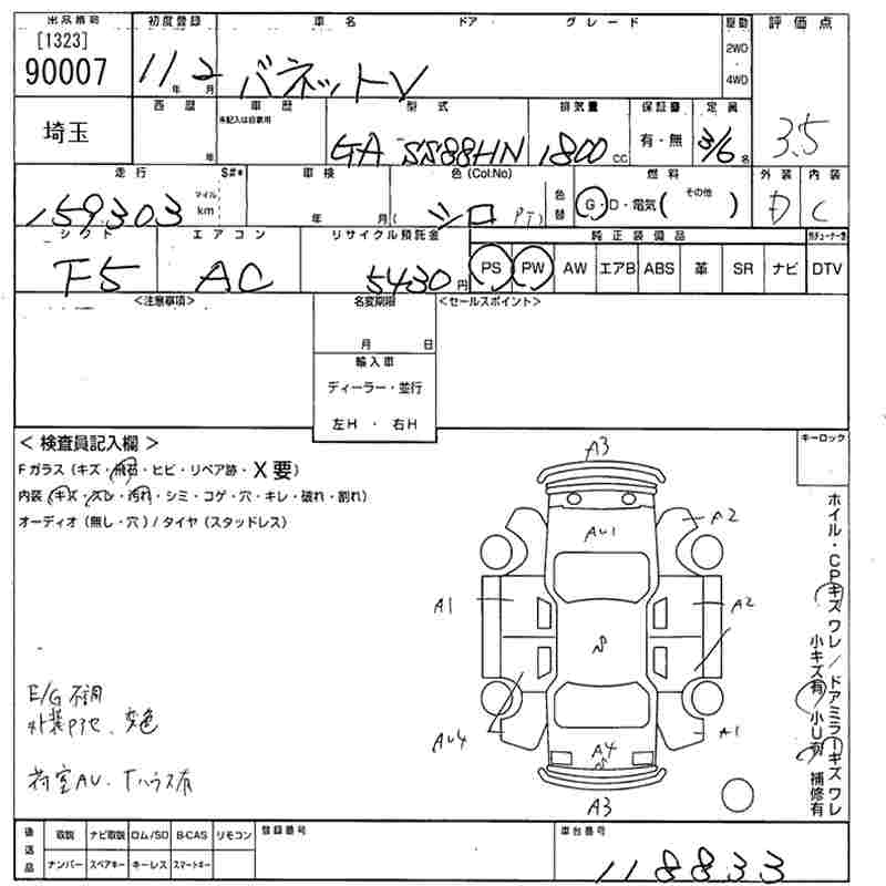 NISSAN VANETTE