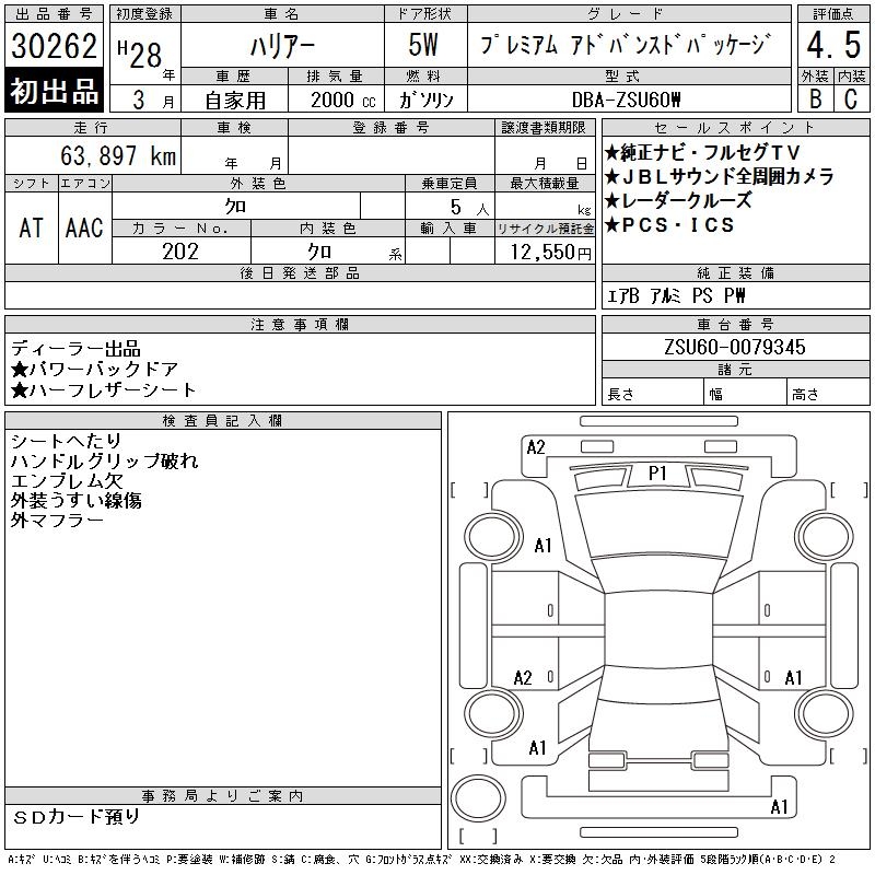 TOYOTA HARRIER