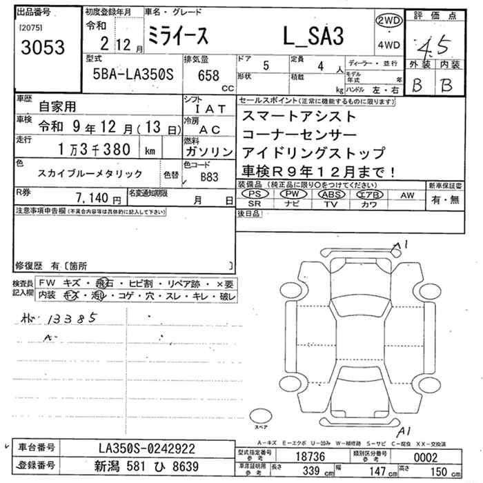 DAIHATSU MIRA E:S