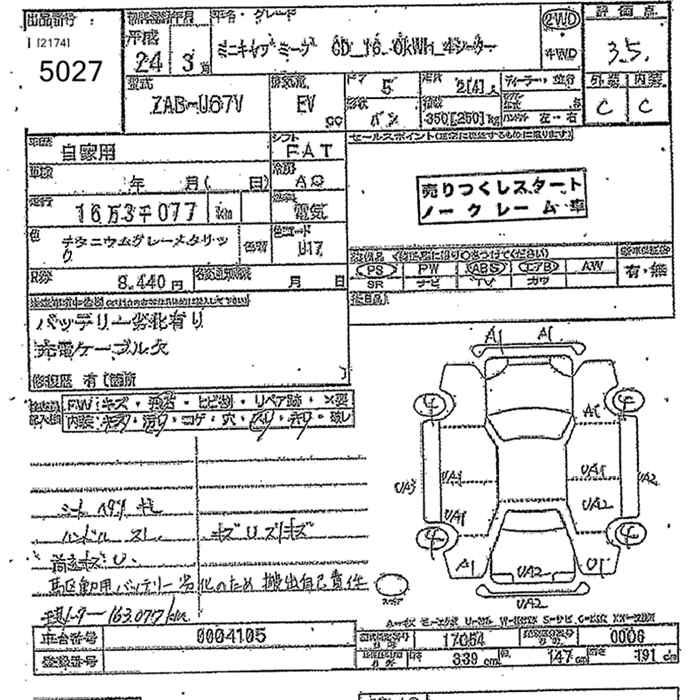 MITSUBISHI MINICAB MIEV