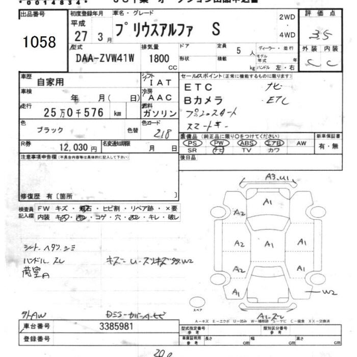 TOYOTA PRIUS ALPHA