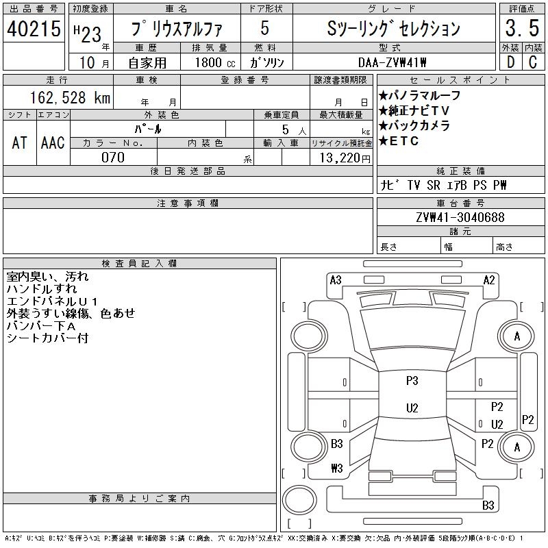 TOYOTA PRIUS ALPHA